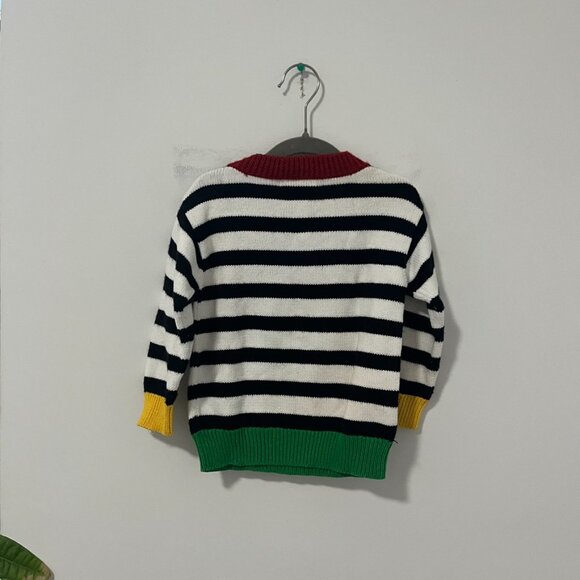 Florence Eiseman Kid's Inchworm Striped Knit Sweater Size 3T - Picture 6 of 6